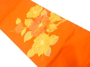 リサイクル　枝花模様織出し名古屋帯